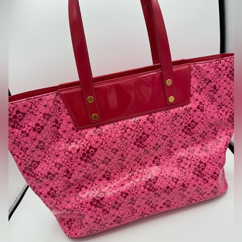 Louis Vuitton Takashi Murakami Cosmic Blossom Vinyl PM Tote - Picture 4 of 11
